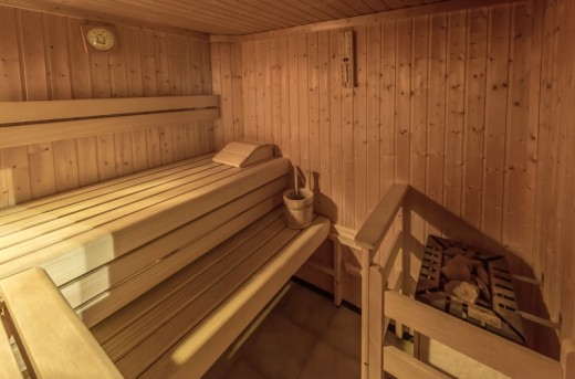 Sauna im Apartmenthaus