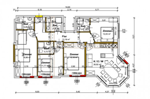 Neues Appartement für 7-9 Personen ab Dezember 2018