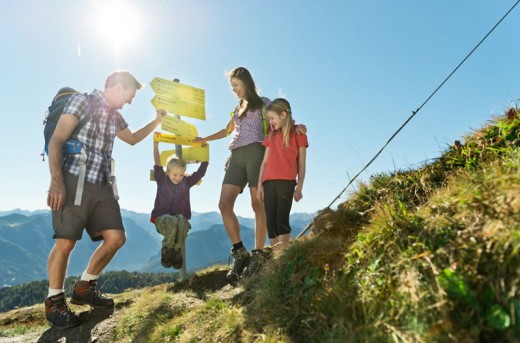 Familienwanderung in Flachau